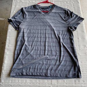 Perry Ellis Casual Gray/Black V-Neck